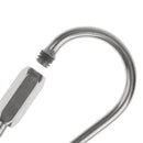 Camping Tool D Shape Carabiner Screw Lock Buckle Snap Clip Backpack Hook