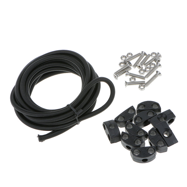 1 Set Storage Bungee Deck Kit for Kayak Canoes Inflatable Boat Fishing Rigging Accessories