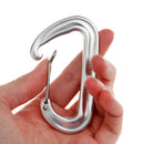 Outdoor Camping Aluminum Carabiner D-Ring Clip Hook Keychain Keyring Quickdraws