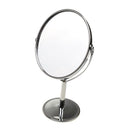Free Stand Double Sided Makeup Cosmetic Mirror 1X 2X Magnifying Stand Mirror High Quality Stainless Steel & Glass