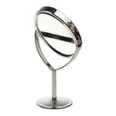 Free Stand Double Sided Makeup Cosmetic Mirror 1X 2X Magnifying Stand Mirror High Quality Stainless Steel & Glass