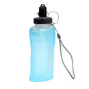 Magicdeal Silicone 500ml Collapsible Foldable Drink Kettle Water Bottle Outdoor Cycling Hiking Camping Sports Activities