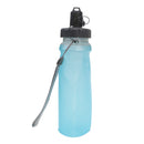 Magicdeal Silicone 500ml Collapsible Foldable Drink Kettle Water Bottle Outdoor Cycling Hiking Camping Sports Activities
