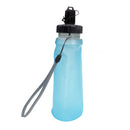 Magicdeal Silicone 750ml Collapsible Foldable Drink Kettle Water Bottle Outdoor Cycling Hiking Camping Sports Activities