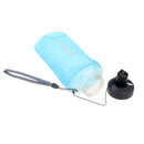 Magicdeal Silicone 750ml Collapsible Foldable Drink Kettle Water Bottle Outdoor Cycling Hiking Camping Sports Activities
