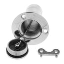 38mm 1.5" Boat Deck Filler Cap Gas Fuel Water Petrol Tank Fill & Key Marine Grade 316 Stainless Steel