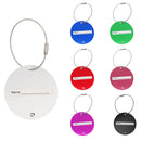 Travel Luggage Suitcase Baggage Safety Name Label Luggage Tag Travel Accessory Gift Silver