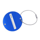 Travel Luggage Suitcase Baggage Safety Name Label Airplane Design Luggage Tag Travel Accessory Gift Blue