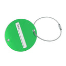 Travel Luggage Suitcase Baggage Safety Name Label Airplane Design Luggage Tag Travel Accessory Gift Green