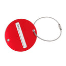 Travel Luggage Suitcase Baggage Safety Name Label Airplane Design Luggage Tag Travel Accessory Gift Red