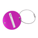 Travel Luggage Suitcase Baggage Safety Name Label Airplane Design Luggage Tag Travel Accessory Gift Purple