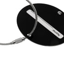 Travel Luggage Suitcase Baggage Safety Name Label Airplane Design Luggage Tag Travel Accessory Gift Black