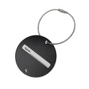 Travel Luggage Suitcase Baggage Safety Name Label Airplane Design Luggage Tag Travel Accessory Gift Black