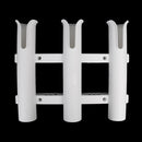 Marine Plastic Triple 3 Link Rod Holder Rack Rest Boat Fishing Pole Mount Bracket Tube Socket Tackle Accessoires