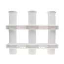 Marine Plastic Triple 3 Link Rod Holder Rack Rest Boat Fishing Pole Mount Bracket Tube Socket Tackle Accessoires