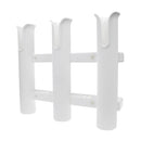 Marine Plastic Triple 3 Link Rod Holder Rack Rest Boat Fishing Pole Mount Bracket Tube Socket Tackle Accessoires