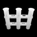 Marine Plastic Triple 3 Link Rod Holder Rack Rest Boat Fishing Pole Mount Bracket Tube Socket Tackle Accessoires