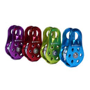 20KN (2000kg) Lightweight Single Fixed Side Rope Pulley Safety Equipment For Tree Climbing Arborist