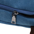 Women Fashion Outdoor Travel Shopping Office College Carry Shoulder Hanging Canvas Bag Tote Handbag Gift Blue