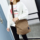 Women Girls Fashion Outdoor Travel Shopping Office College Carry Shoulder Hanging Canvas Bag Tote Handbag Gift Coffee