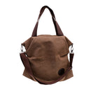Women Girls Fashion Outdoor Travel Shopping Office College Carry Shoulder Hanging Canvas Bag Tote Handbag Gift Coffee