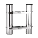 316 Stainless Steel Marine Boat Kayak Fishing Rod Pole Holder Rack Rest Mount for 2 Rod