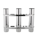Boat Fishing Triple 3 Rod Holder Storage Rack Organiser 316 Stainless Steel