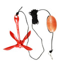 Portable Folding Anchor Buoy Kit For Canoes Kayaks Boats Sailboats Jet Skis