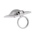 316 Stainless Steel Boat Hatch Latch Cabinet Flush Mount Ring Pull Handle