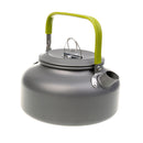 Portable 0.8L Camping Survival Water Kettle Teapot Pot Aluminum w/ Mesh Bag