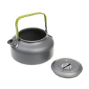 Portable 0.8L Camping Survival Water Kettle Teapot Pot Aluminum w/ Mesh Bag