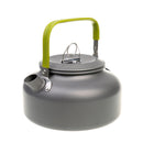 Portable 0.8L Camping Survival Water Kettle Teapot Pot Aluminum w/ Mesh Bag