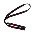 Rock Climbing Sling Flat Strap Belt Rope Webbing Rappel Descender for Mountaineering Black 130cm