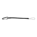 FFishing Lanyard Accessories PU Retractable Coiled Tether with Carabiner for Pliers Lip Grips Tackle Tool