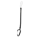 FFishing Lanyard Accessories PU Retractable Coiled Tether with Carabiner for Pliers Lip Grips Tackle Tool