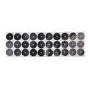 Set of 30Pcs 3CM Black Pool Table Spot Marking Stickers - Self Adhesive