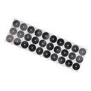 Set of 30Pcs 3CM Black Pool Table Spot Marking Stickers - Self Adhesive