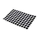 Black Snooker Table Spots (Sheet of 96) - 1.2CM Diameter