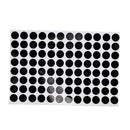 Black Snooker Table Spots (Sheet of 96) - 1.2CM Diameter