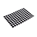 Black Snooker Table Spots (Sheet of 96) - 1.2CM Diameter