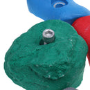 10 Pieces / Set Assorted Rock Climbing Holds Foot Hand Holds with Installation Hardware Screw Bolt - Universal Kids Adult Swing Set Equipment