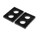1 Pair Replacement Spare 8mm/ 0.3 inch Black PE Longboard & Skateboard Risers Shock Pads