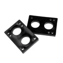 1 Pair Replacement Spare 8mm/ 0.3 inch Black PE Longboard & Skateboard Risers Shock Pads
