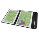 Utility Magnetic Football Coaching Board Coaches Folding Board Folder with Marker & Keychain Lanyard