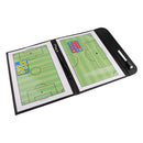 Utility Magnetic Football Coaching Board Coaches Folding Board Folder with Marker & Keychain Lanyard