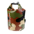 Magicdeal Waterproof Dry Bag For Swimming Camping Fishing Drifting Camouflage Green 5L