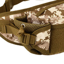Magicdeal Outdoor Travel Hiking Camping Multiple Pockets Adjustable Strap Mini Waist Pack Utility Pouch Belt Bag - Digital Desert
