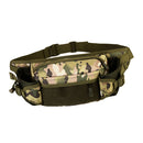 Magicdeal Outdoor Travel Hiking Camping Multiple Pockets Adjustable Strap Mini Waist Pack Utility Pouch Belt Bag - CP Camouflage