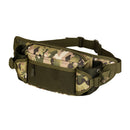 Magicdeal Outdoor Travel Hiking Camping Multiple Pockets Adjustable Strap Mini Waist Pack Utility Pouch Belt Bag - CP Camouflage
