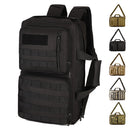 Magicdeal Multipurpose Outdoor Travel Hiking Camping Paracord Zipper Adjustable Strap Computer Backpack Bag Black 35L